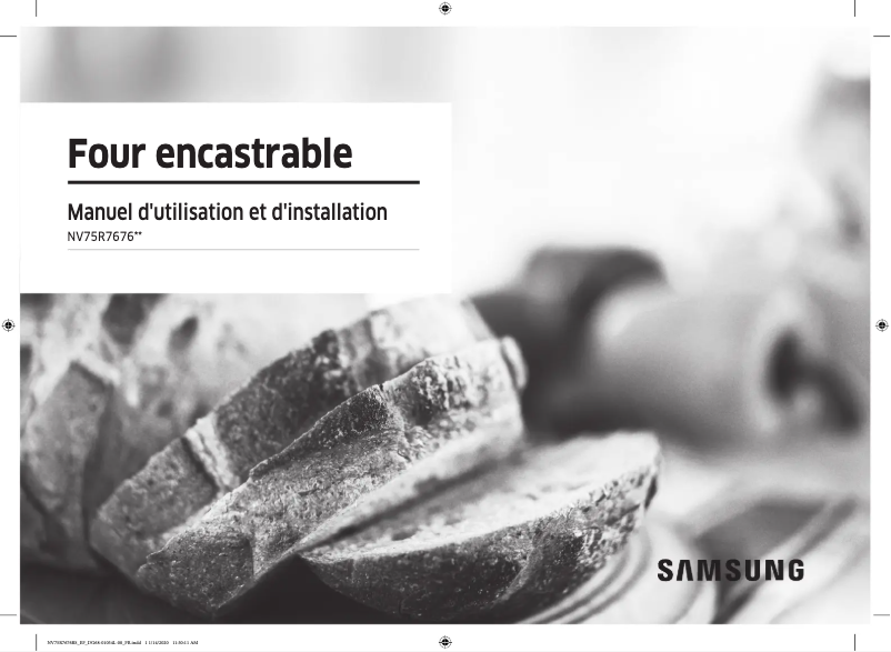 Page n°1 - Manuel utilisateur Samsung NV75R7676RS