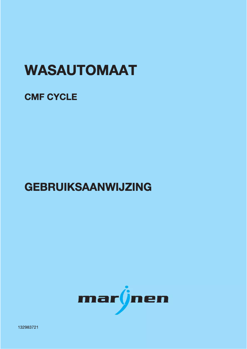 Page 1 de la notice Manuel utilisateur Marynen CMF Cycle