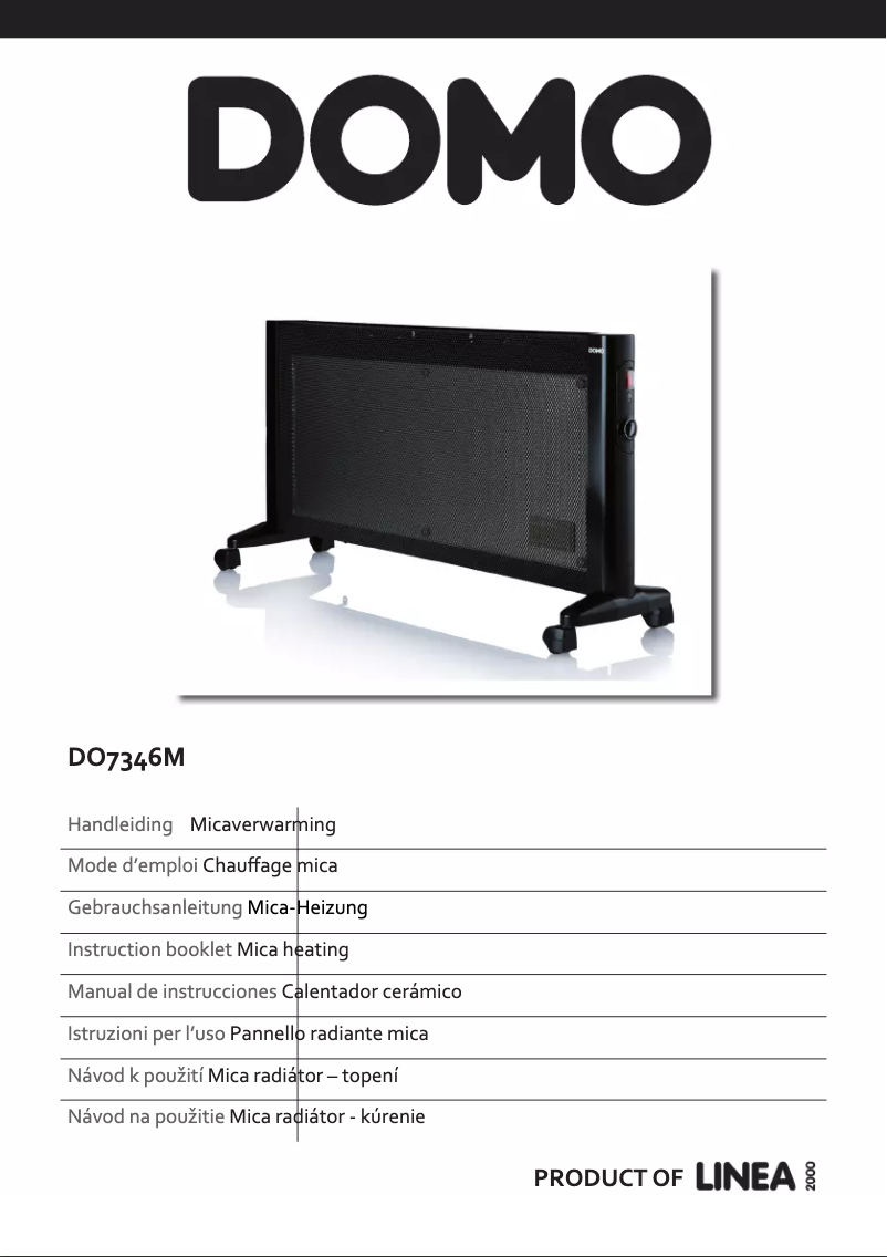 Página 1 del manual Manual de usuario Domo Mica DO7346M