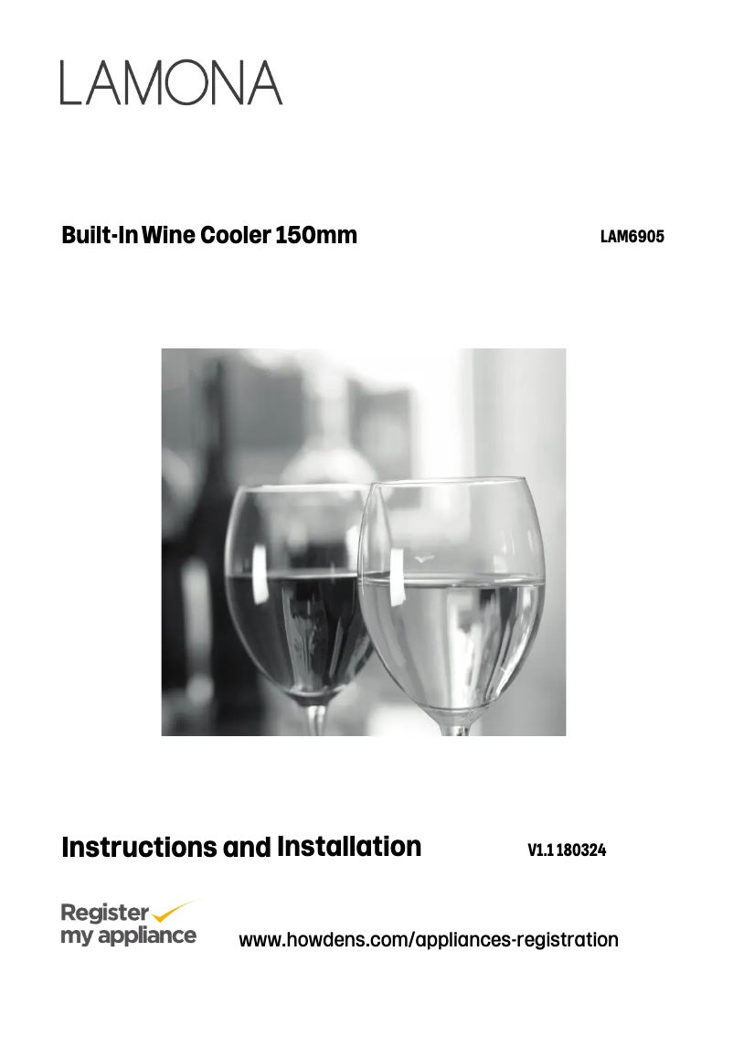 Page n°1 - Manuel utilisateur Lamona LAM6905