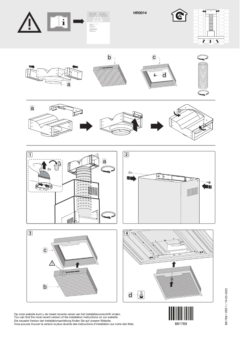 Page 1 de la notice Manuel utilisateur Pelgrim HR0014