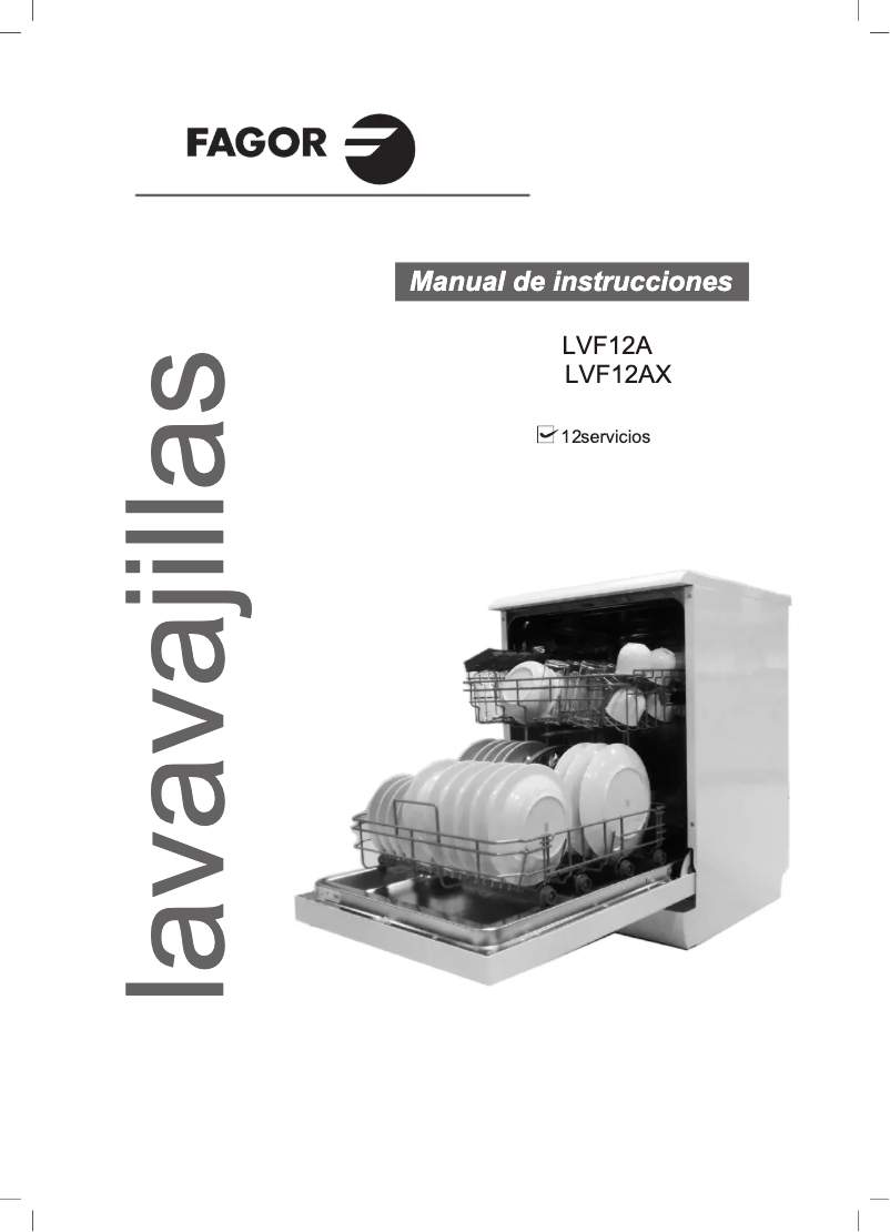 Image de la première page du manuel de l'appareil LVF12A