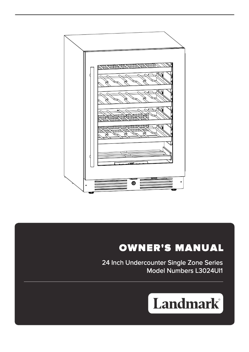 Page 1 de la notice Manuel utilisateur Landmark L3024UI1WPR-RH
