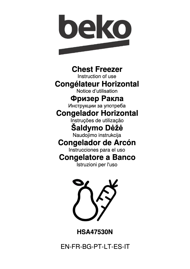 Page n°1 - Fiche technique Beko HSA47530N