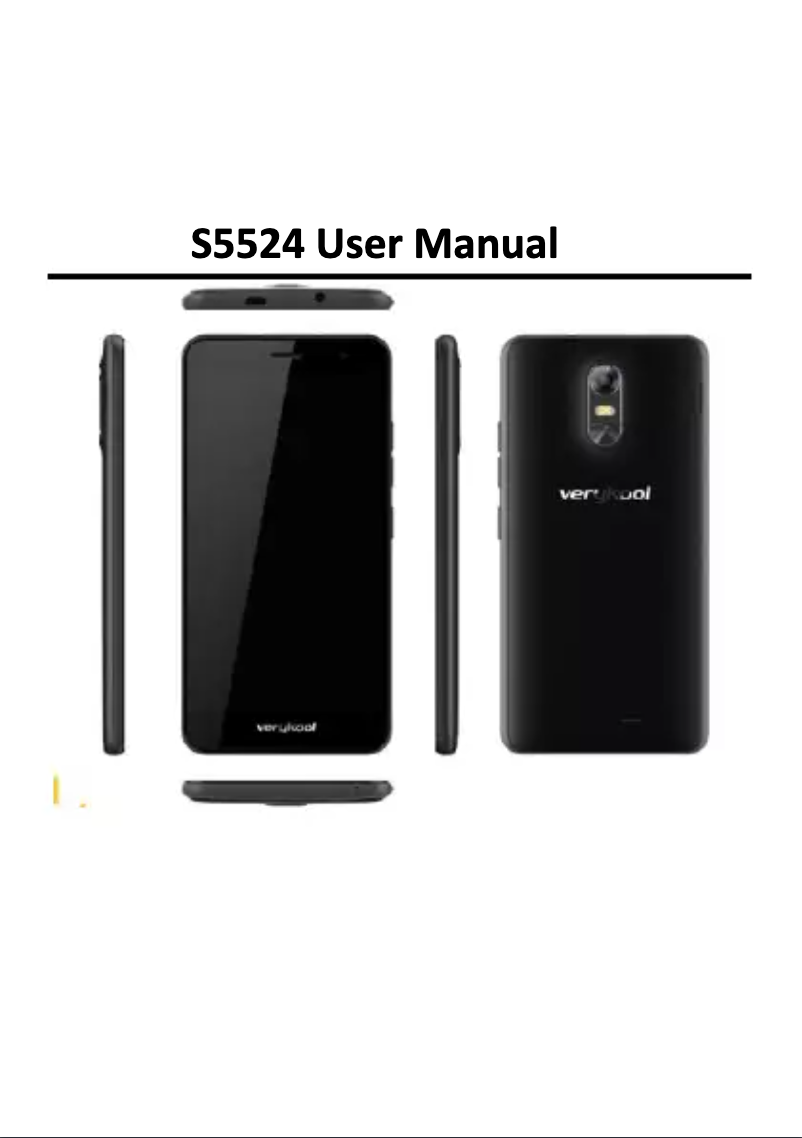 Página 1 del manual Manual de usuario Verykool Maverick III Jr. S5524