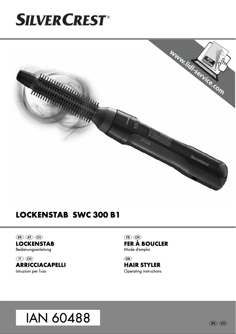 Page n°1 - Manuel utilisateur SilverCrest SWC 300 B1