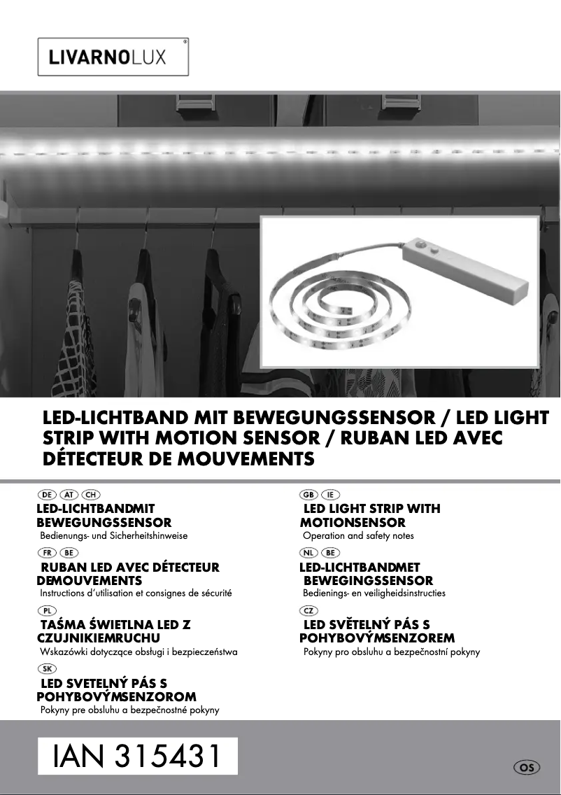 Image de la première page du manuel de l'appareil IAN 315431