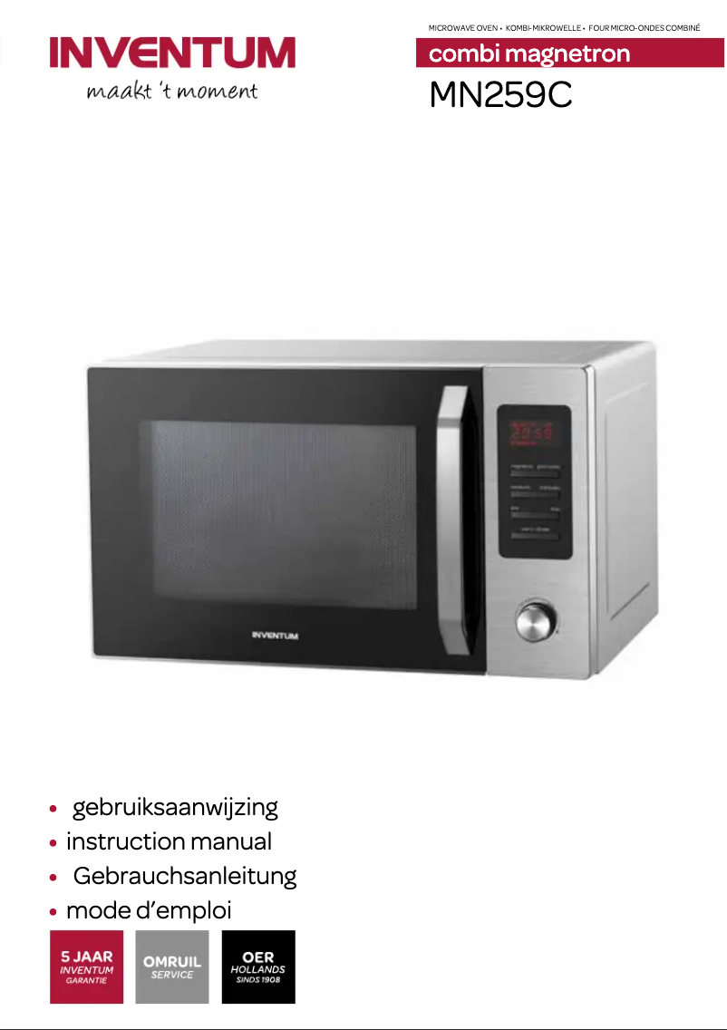 Image de la première page du manuel de l'appareil MN259C