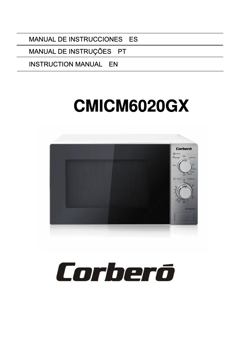 Page 1 de la notice Manuel utilisateur Corbero CMICM6020GX