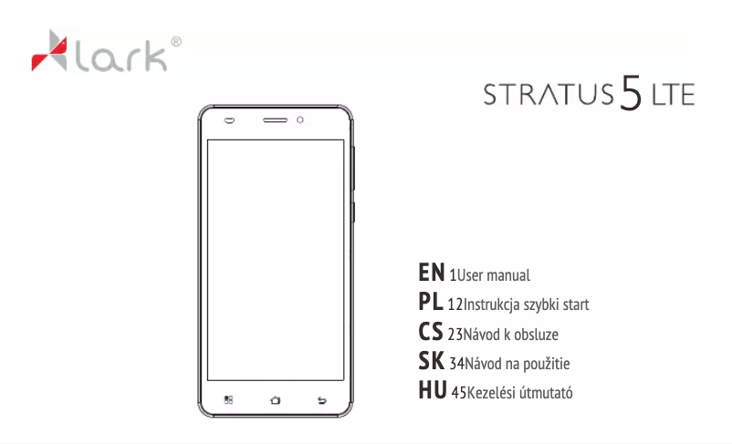 Page 1 de la notice Manuel utilisateur Lark Stratus 5 LTE