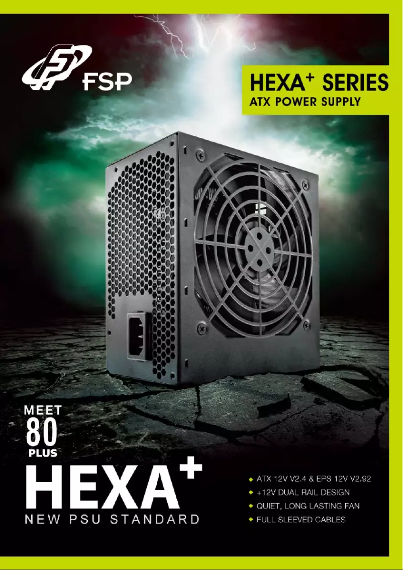 Page 1 de la notice Manuel utilisateur FSP/Fortron Hexa+ 500