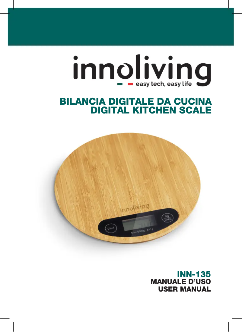 Page 1 de la notice Manuel utilisateur Innoliving INN-135