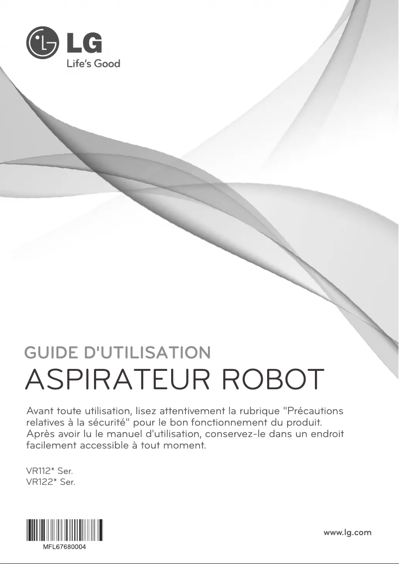 Page n°1 - Manuel utilisateur LG VR1126TS