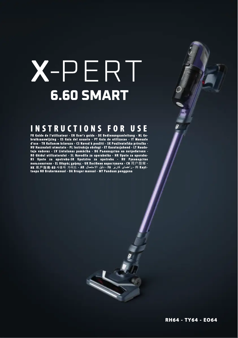 Image de la première page du manuel de l'appareil X-Pert 6.60 Smart