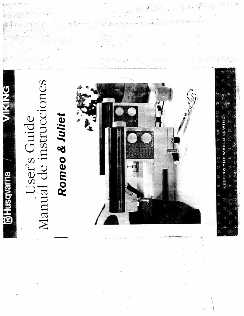 Image de la première page du manuel de l'appareil Romeo and Juliet