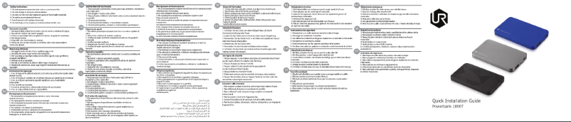 Page 1 de la notice Manuel utilisateur Trust Powerbank 1800T