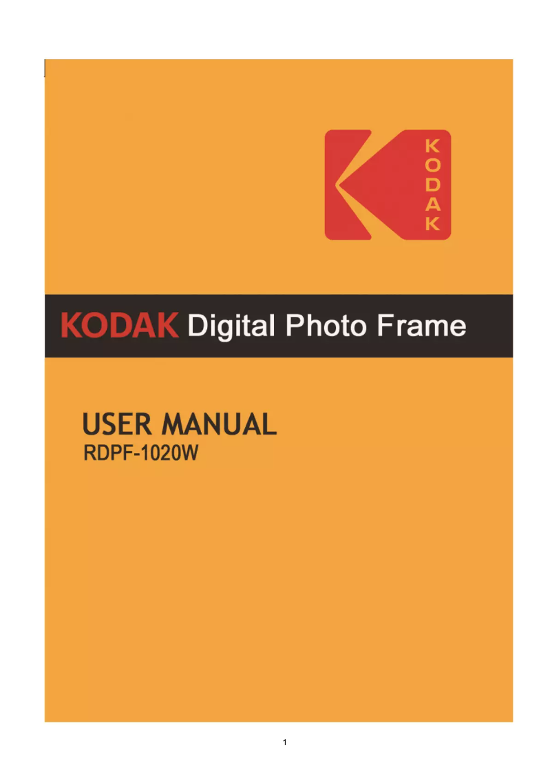 Image de la première page du manuel de l'appareil RDPF-1020W