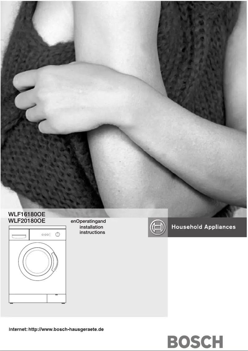 Page n°1 - Manuel utilisateur Bosch WLF 20180