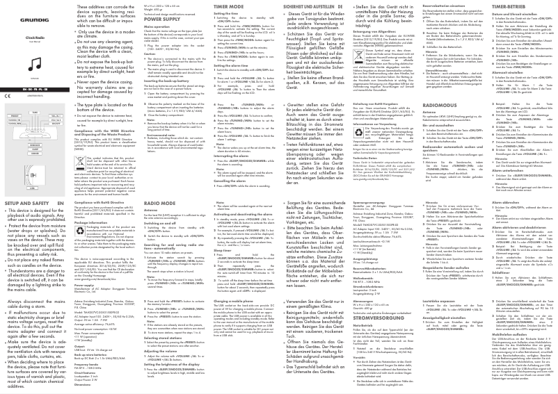 Image de la première page du manuel de l'appareil SCN 340