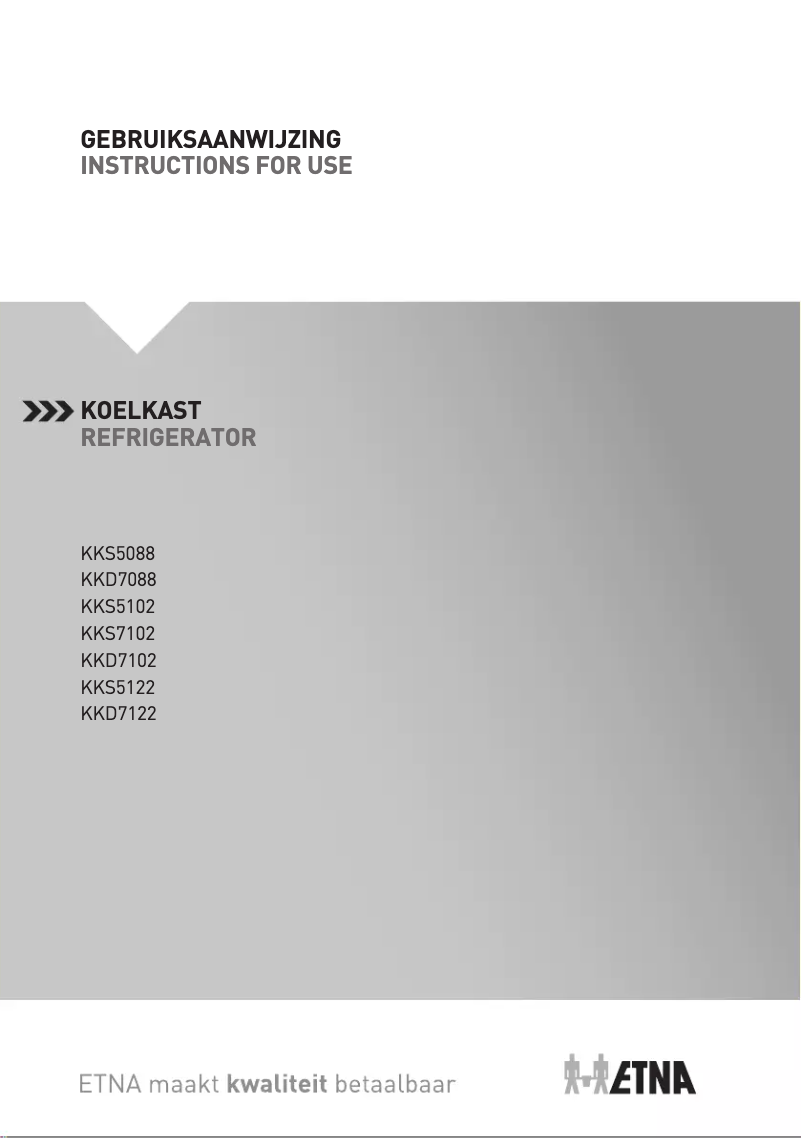 Page 1 de la notice Manuel utilisateur Etna KKD7102