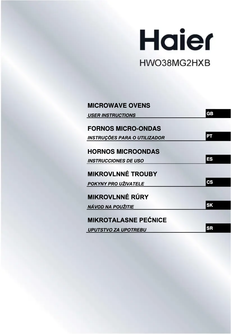 Page n°1 - Fiche technique Haier HWO38MG2HXB
