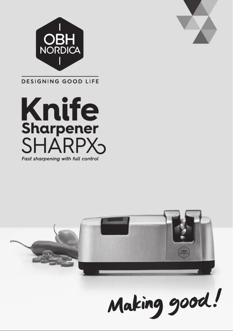 Página 1 del manual Manual de usuario OBH Nordica SharpX 9960