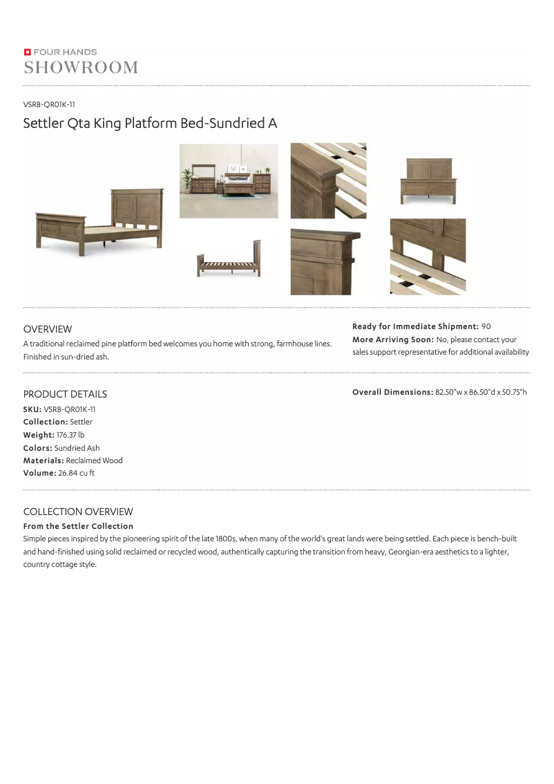 Page 1 de la notice Manuel utilisateur Four Hands VSRB-QR01K-11