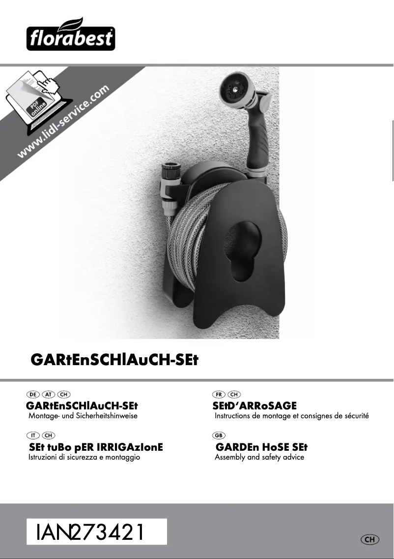 Page 1 de la notice Manuel utilisateur Florabest IAN 273421