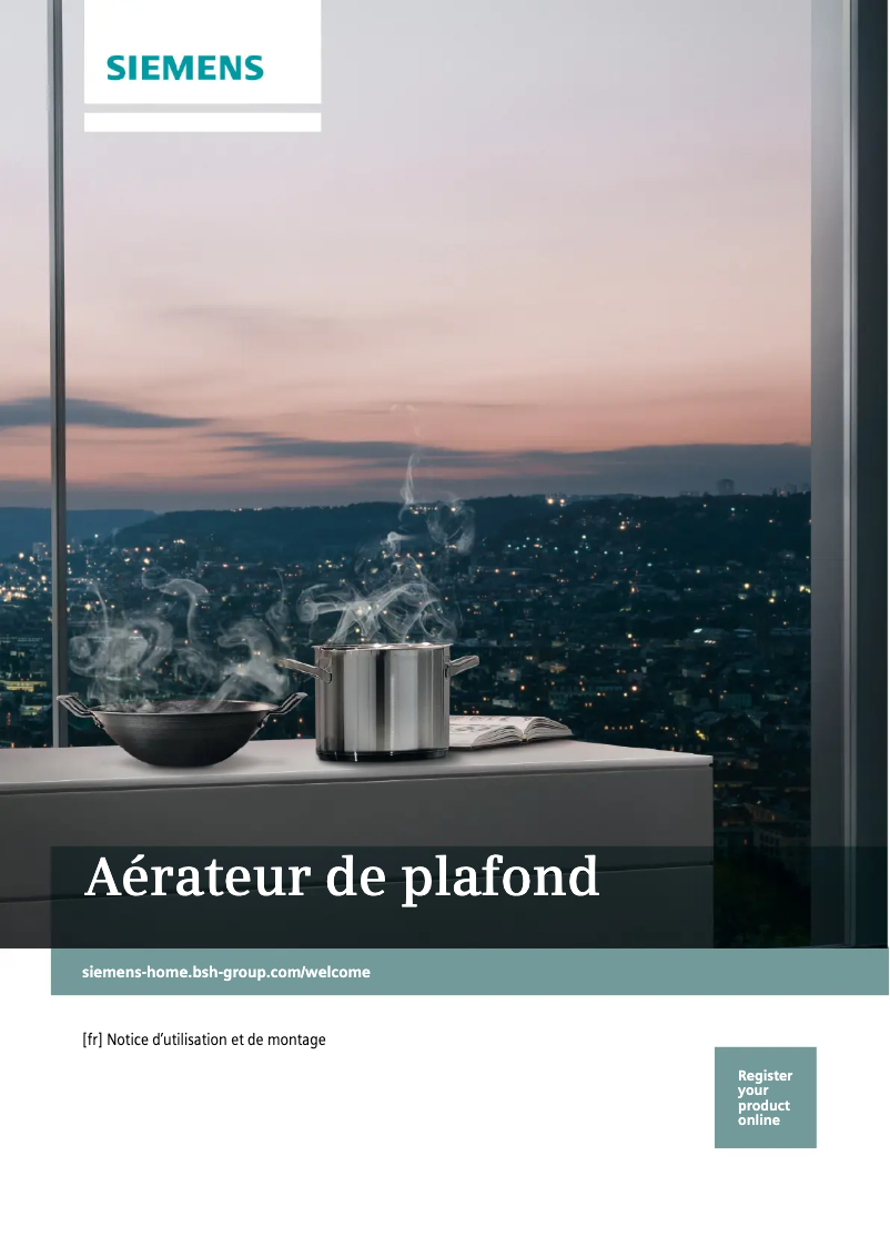 Page 1 de la notice Manuel utilisateur Siemens iQ700 LR99CQS25