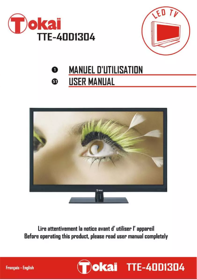 Image de la première page du manuel de l'appareil TTE-40D1304K