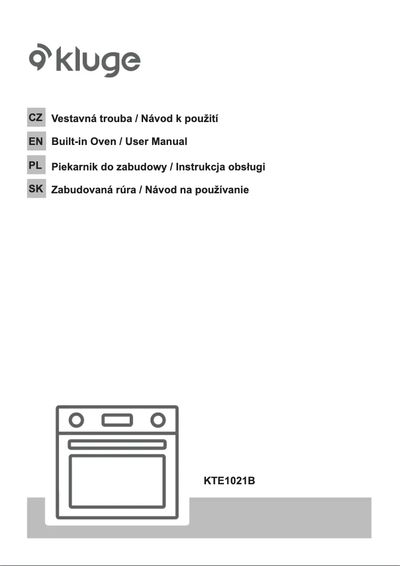 Page n°1 - Guide d'installation Kluge KTE1021B