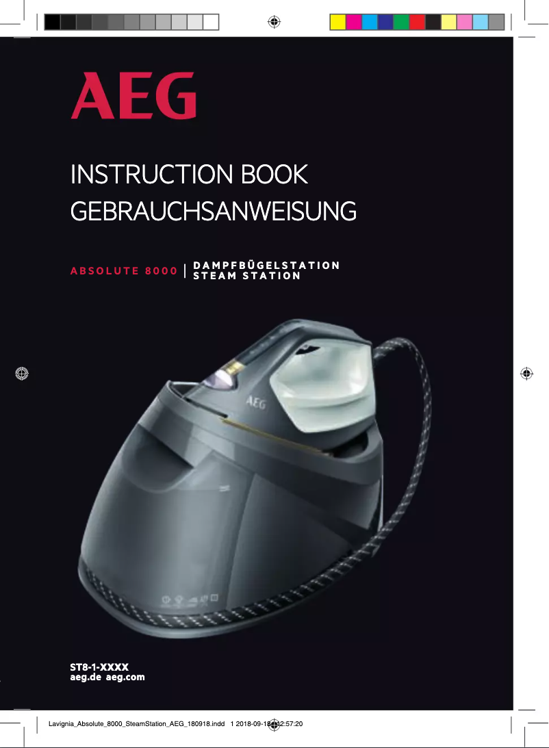 Página 1 del manual Manual de usuario AEG Absolute 8000 ST8-1-8EGM