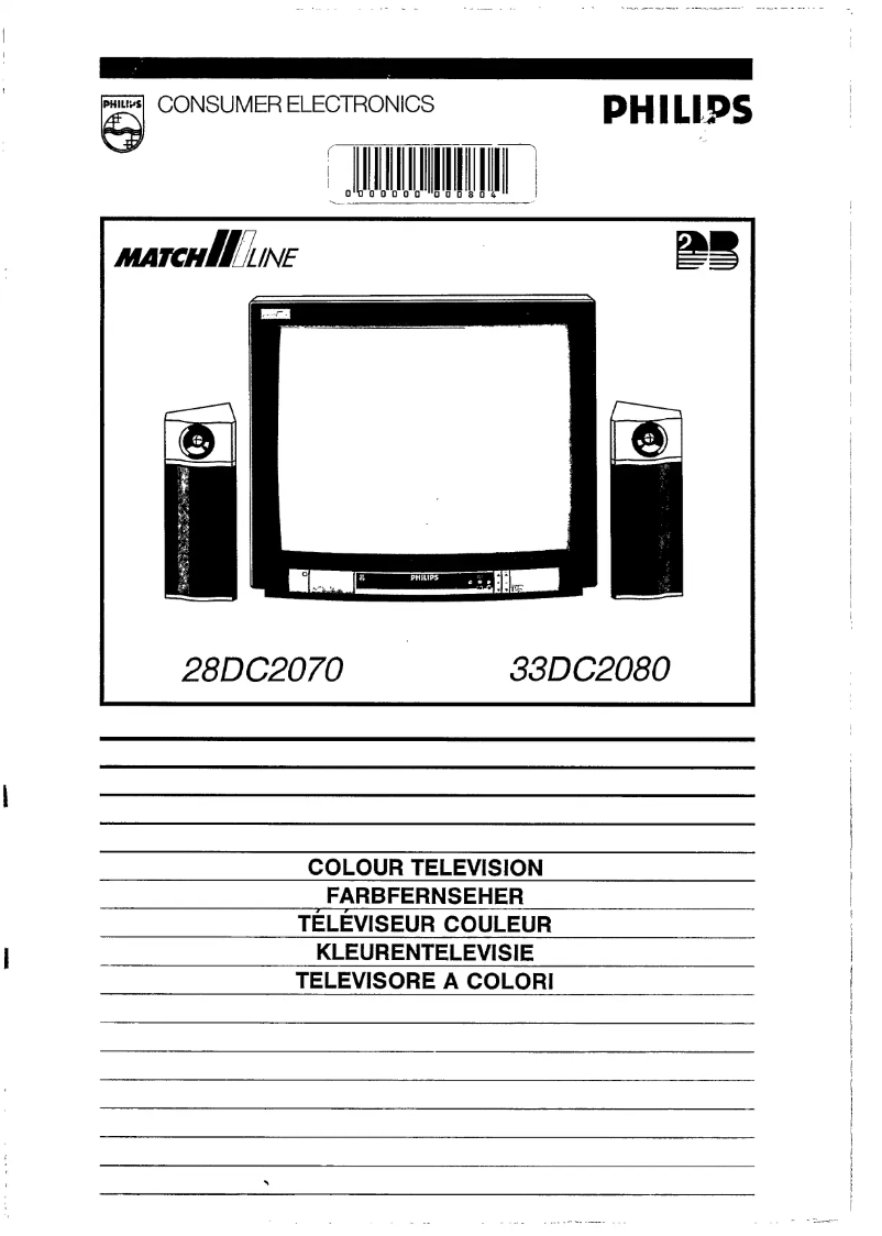 Imagen de la primera página del manual del dispositivo 33DC2080