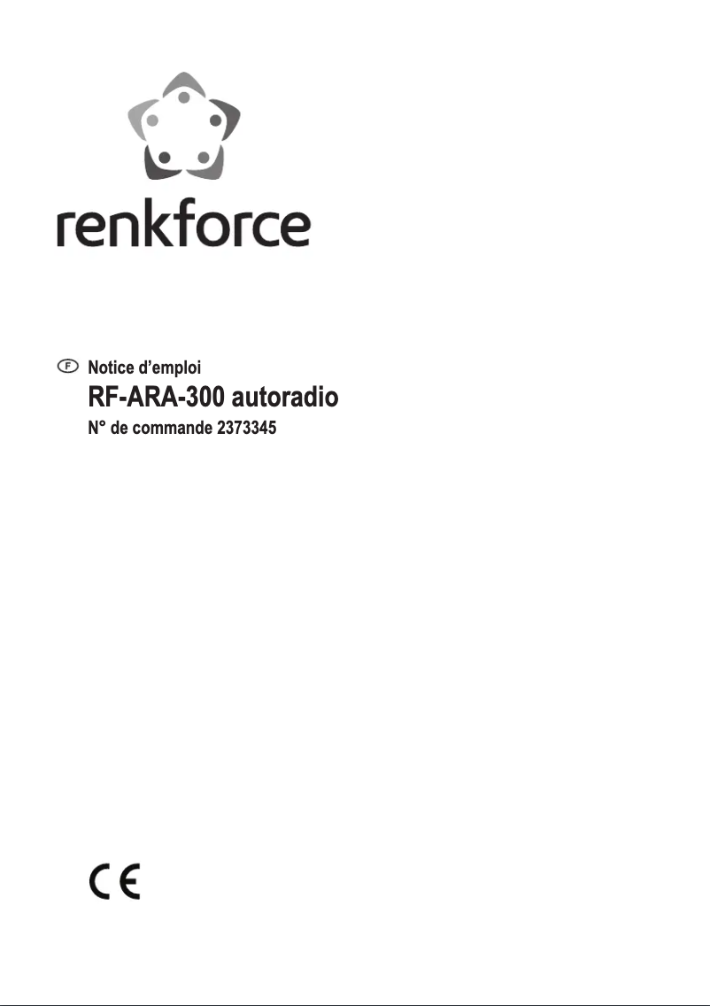 Página 1 del manual Manual de usuario Renkforce RF-ARA-300