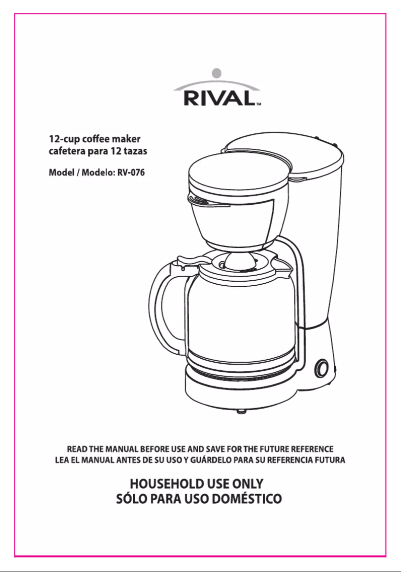 Page 1 de la notice Manuel utilisateur Rival RV-076