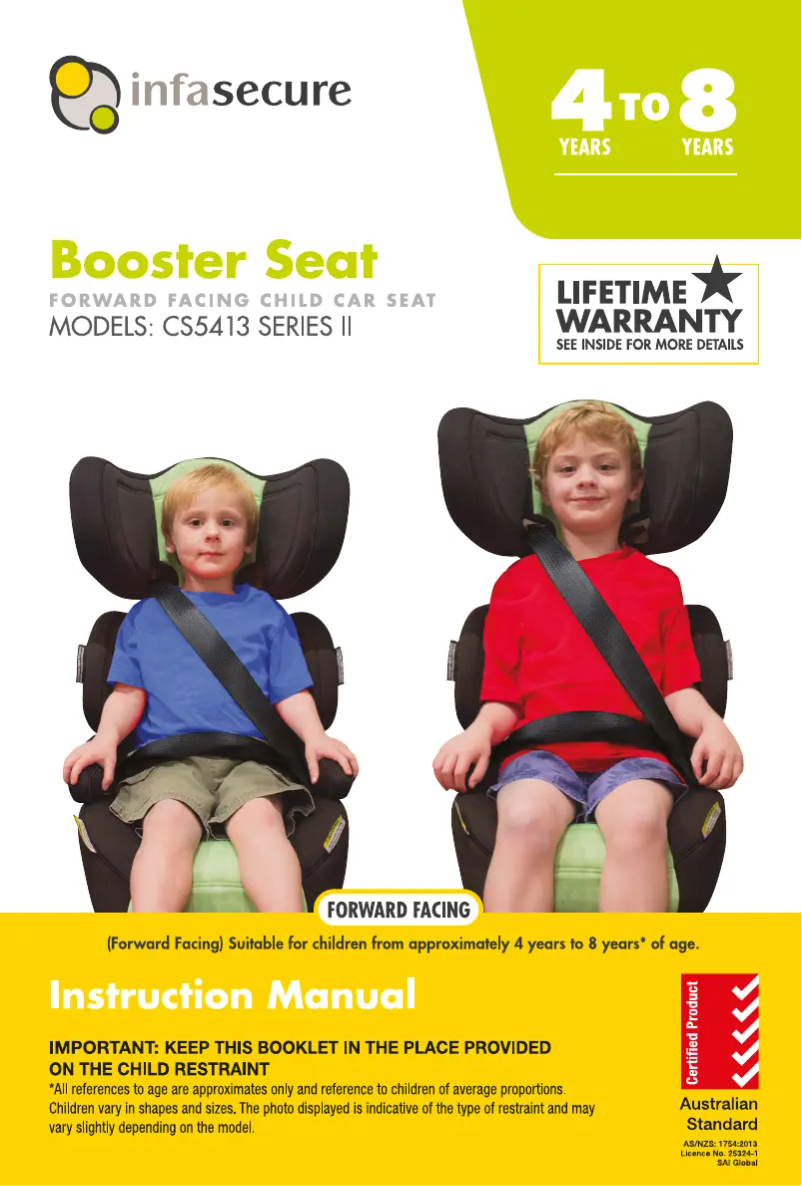 Page 1 de la notice Manuel utilisateur InfaSecure Vario II Astra