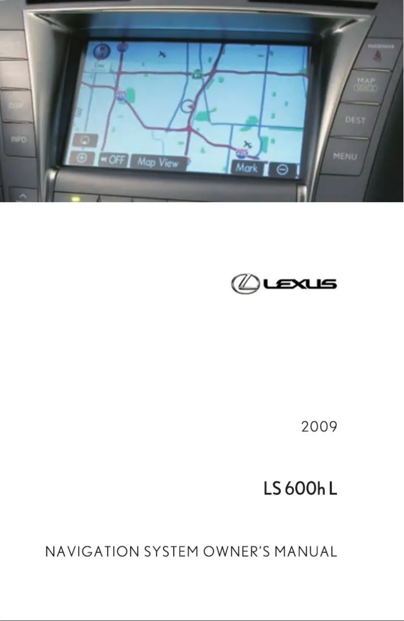 Imagen de la primera página del manual del dispositivo LS 600h L (2009)