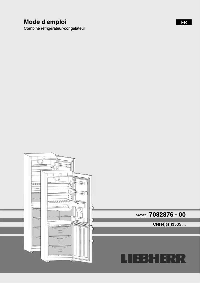 Page n°1 - Manuel utilisateur Liebherr CNEF 3535