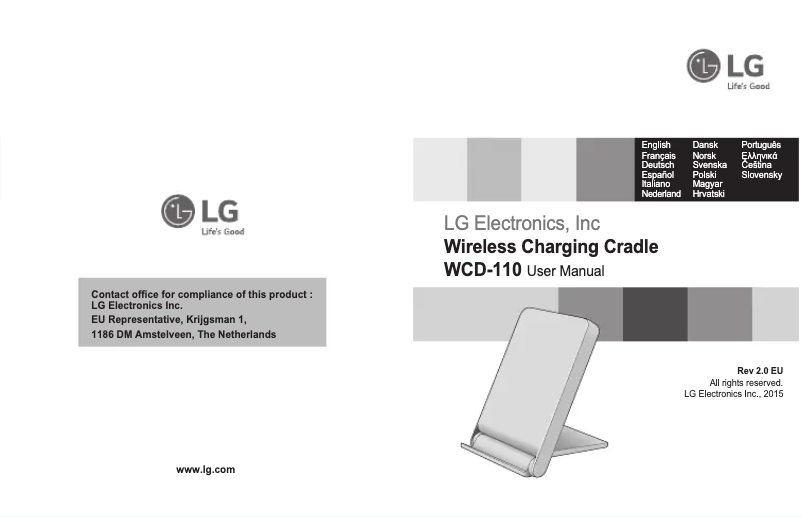 Página 1 del manual Manual de usuario LG WCD-110