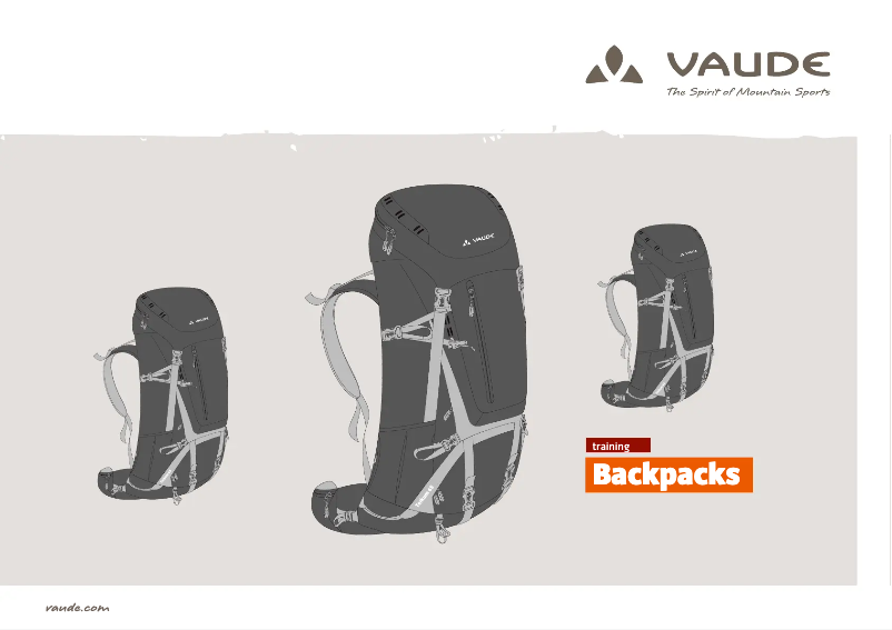 Page 1 de la notice Manuel utilisateur Vaude Wizard 24+4