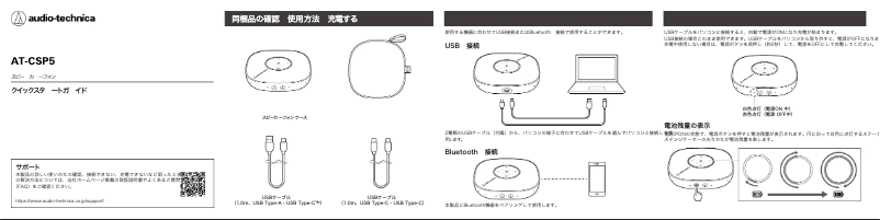Page n°1 - Manuel utilisateur Audio-Technica AT-CSP5