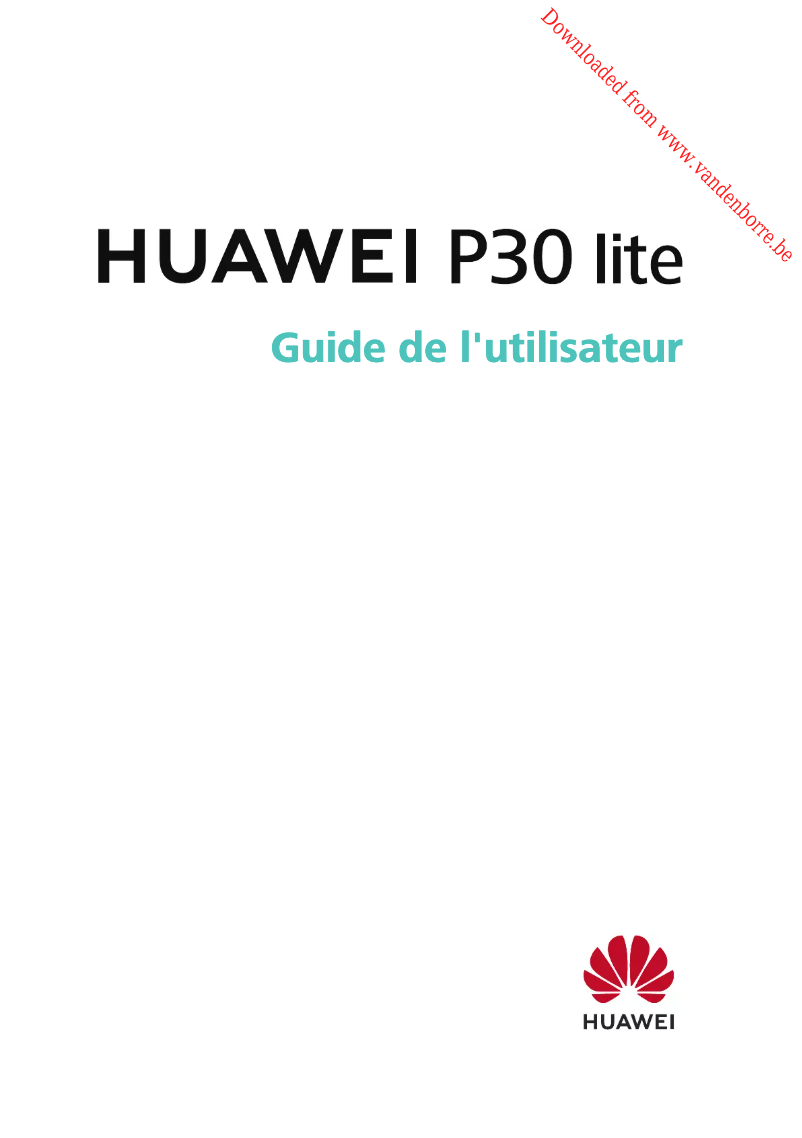 Page 1 de la notice Manuel utilisateur Huawei P30 Lite
