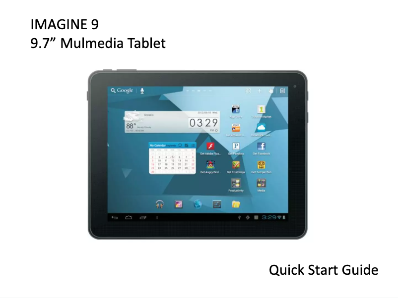 Page n°1 - Manuel utilisateur Skytex Imagine 9