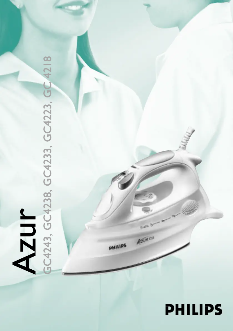 Page 1 of the manual User Manual Philips Azur GC4238