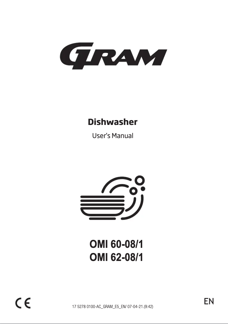 Page 1 de la notice Manuel utilisateur Gram OMI 60-08/1