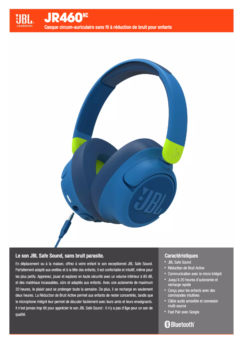 Image de la première page du manuel de l'appareil JR 460NC