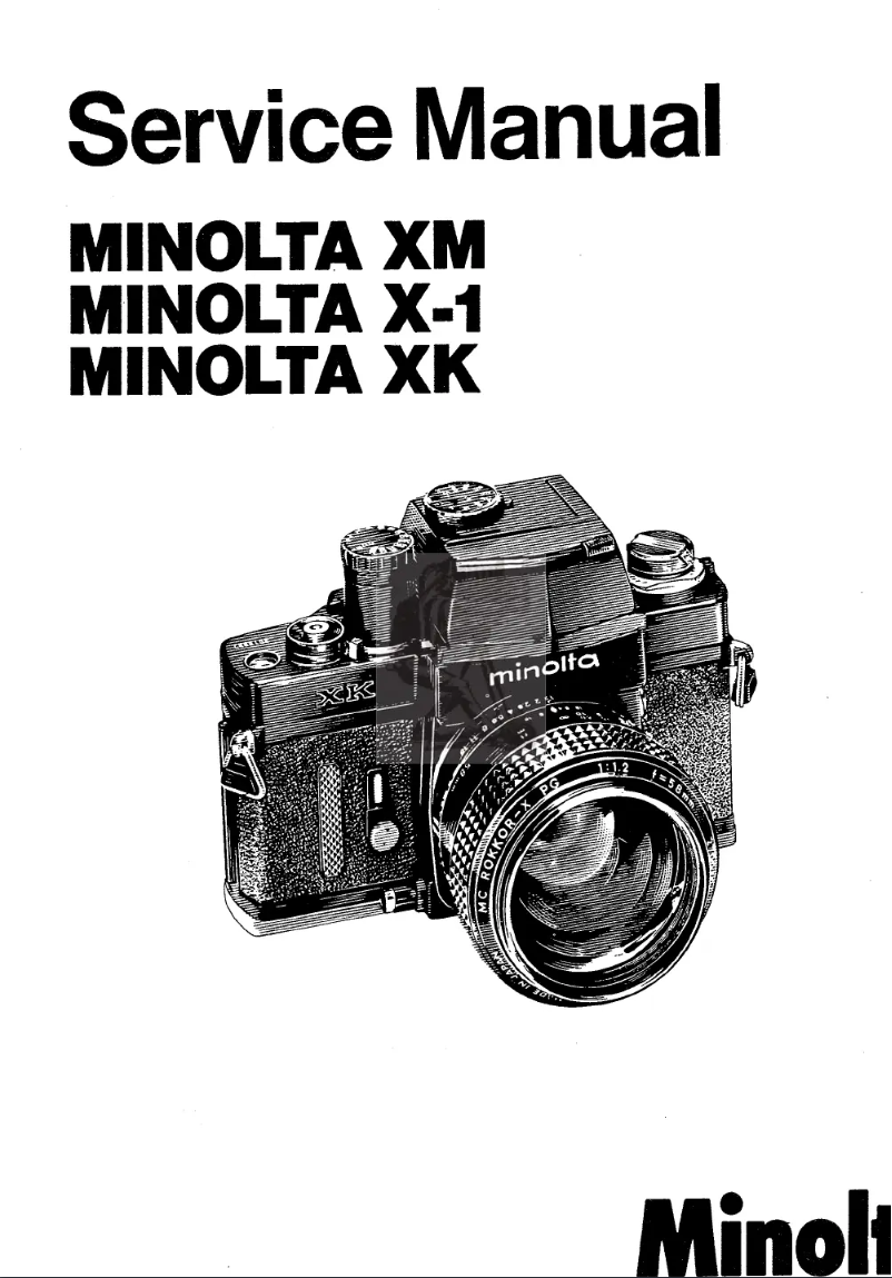 Page 1 de la notice Manuel utilisateur Konica Minolta XM