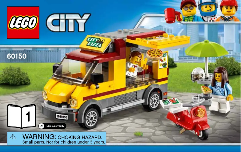 Page 1 de la notice Consignes visuelles Lego City 60150