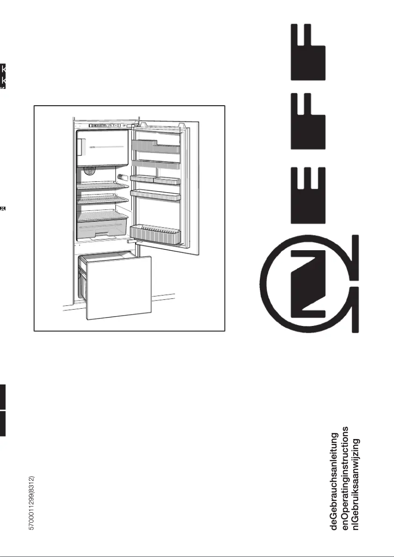 Page n°1 - Manuel utilisateur Neff K 5744 X6