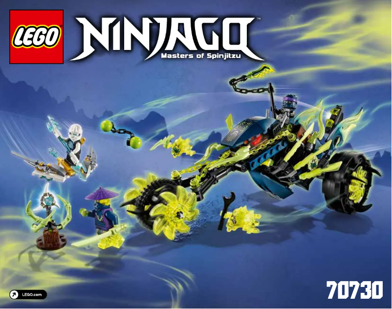 Page 1 of the manual User Manual Lego Ninjago 70730